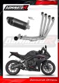 Honda CBR 650 R / E-Clutch 2024 - 2025 Collector Manifold Full Exhaust System Muffler Auspuff Sportauspuff Silencer Echappement Silencieux Scarico Scarichi Escape Wydech Tłumik HP8 BLACK Dominator Exhaust System 1