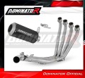 Honda CB 650 R / E-Clutch 2024 - 2025 Collector Manifold Full Exhaust System Muffler Auspuff Sportauspuff Silencer Echappement Silencieux Scarico Scarichi Escape Wydech Tłumik GP BLACK Dominator Exhaust System 2