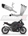 Honda CB 650 R / E-Clutch 2024 - 2025 Collector Manifold Full Exhaust System Muffler Auspuff Sportauspuff Silencer Echappement Silencieux Scarico Scarichi Escape Wydech Tłumik Titanium HP6 Dominator Exhaust System