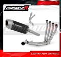 complete exhaust system with muffler DOMINATOR Full System S6 BLACK fits the