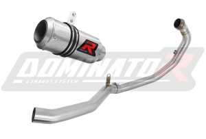 Husqvarna Svartpilen 401 2020 - 2023 Komplett avgassystem Ljuddämpare GP + dB killer