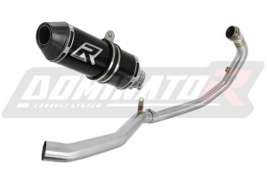 Husqvarna Svartpilen 401 2020 - 2023 Komplett avgassystem Ljuddämpare HP3 SVART + dB killer