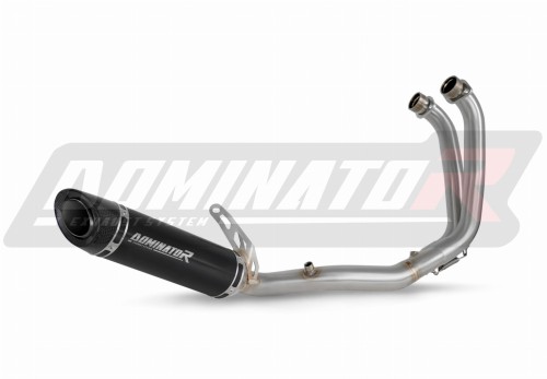 kompletny układ wydechowy z tłumikiem DOMINATOR Full System HP8 CZARNY pasujący do motocykla Aprilia Tuono 457 2024 - 2025