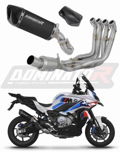 BMW M1000XR 2020 - 2026 Komplett avgassystem Ljuddämpare HP6 SVART EX + dB killer