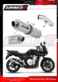 exhaust muffler DOMINATOR homologated road legal ROUND fits the motorcycle GSF 650 BANDIT 2007   2016 2