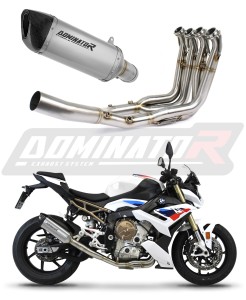 BMW M1000R 2022 - 2026 Komplett avgassystem Ljuddämpare Titan HP6 + dB killer