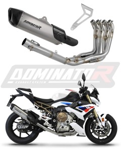 BMW S1000R 2021 - 2026 Komplett avgassystem Ljuddämpare Titan HP6 + dB killer