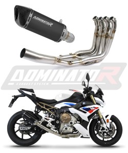 BMW S1000R 2021 - 2026 Komplett avgassystem Ljuddämpare HP6 SVART + dB killer
