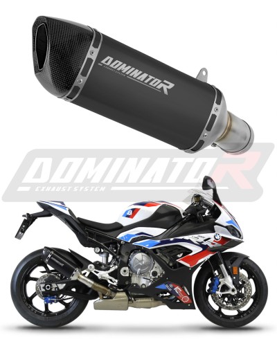 exhaust muffler DOMINATOR HP6 BLACK fits the motorcycle BMW S1000RR 2019   2026