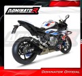 exhaust muffler DOMINATOR GP BLACK fits to BMW S1000RR 2019  2026 3