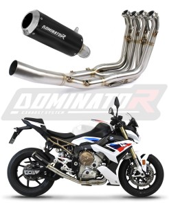 BMW S1000R 2021 - 2026 Komplett avgassystem Ljuddämpare GP SVART + dB killer