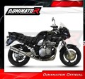 exhaust muffler DOMINATOR homologated road legal ROUND fits the motorcycle GSF 600 BANDIT 1995   1999 5