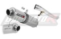 exhaust muffler DOMINATOR homologated road legal ROUND fits the motorcycle GSF 1200 BANDIT 1996   2000