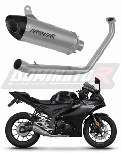 Yamaha YZF R125 2019 - 2020 Komplett avgassystem Ljuddämpare Titan HP8 + dB killer