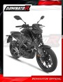 kompletny układ wydechowy z tłumikiem DOMINATOR Full System HP8 CZARNY pasujący do motocykla Yamaha MT 125 2021 - 2024 6