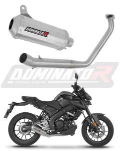 Yamaha MT 125 2020 Komplett avgassystem Ljuddämpare OV G2 + dB killer