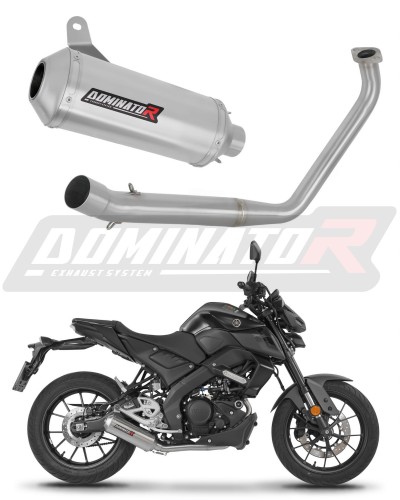 complete exhaust system with muffler DOMINATOR Full System OV G2 fits to Yamaha MT 125 2020