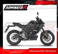 complete exhaust system with muffler DOMINATOR Full System HP8 BLACK fits the motorcycle Yamaha MT 125 2020  5