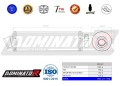 exhaust muffler DOMINATOR homologated road legal ROUND fits the motorcycle GSX 1200 INAZUMA 1999   2000 2