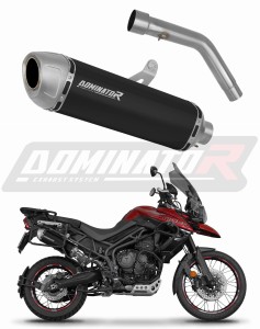 Triumph Tiger 800 XCA 2018 - 2020 Avgas Ljuddämpare S6 SVART + dB killer