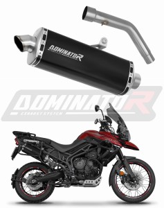 Triumph Tiger 800 XCA 2018 - 2020 Avgas Ljuddämpare P7 SVART + dB killer