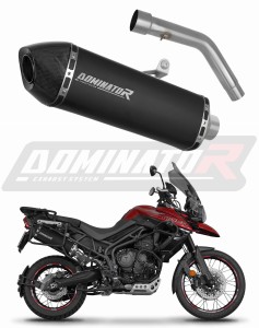 Triumph Tiger 800 XCA 2018 - 2020 Avgas Ljuddämpare HP7 SVART + dB killer