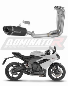 Triumph Daytona 660 2024 - 2026 Avgas Ljuddämpare HP8 SVART + dB killer