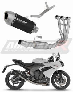Triumph Daytona 660 2024 - 2026 Avgas Ljuddämpare S6 SVART + dB killer