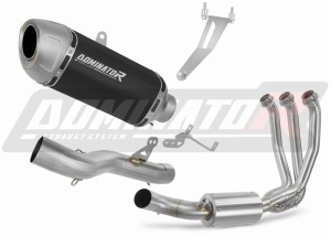 CF MOTO 675 NK 2024 - 2026 Komplett avgassystem Ljuddämpare S6 SVART + dB killer