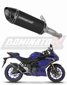 Yamaha YZF-R3 2025 - 2026 Avgas Ljuddämpare HP8 SVART + dB killer