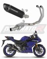 complete exhaust system with muffler DOMINATOR Full System HP8 BLACK fits to Yamaha YZFR3 2025  2026