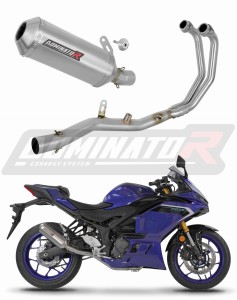 Yamaha YZF-R3 2025 - 2026 Komplett avgassystem Ljuddämpare OV G2 + dB killer