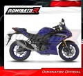 kompletny układ wydechowy z tłumikiem DOMINATOR Full System Tytanowy HP8 pasujący do motocykla Yamaha YZF-R3 2025 - 2026 5