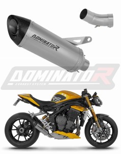 Triumph Speed Triple 1200 RS / RR 2021 - 2024 Avgas Ljuddämpare Titan HP8 + dB killer
