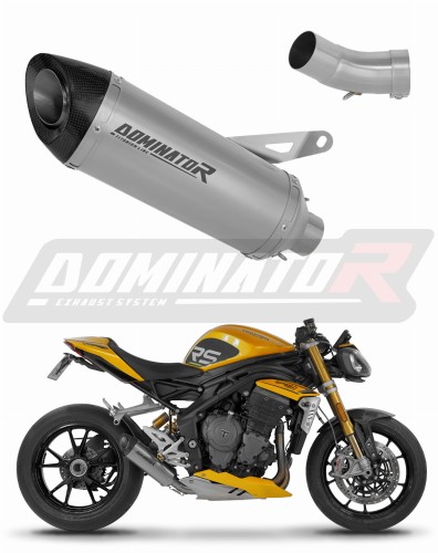 exhaust muffler DOMINATOR titanium HP8 fits to Triumph Speed Triple 1200 RS / RR 2021  2024