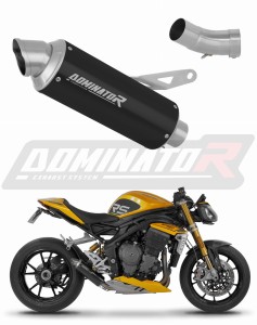 Triumph Speed Triple 1200 RS / RR 2021 - 2024 Avgas Ljuddämpare GPF SVART + dB killer