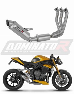 Triumph Speed Triple 1200 RS / RR 2021 - 2024 Komplett avgassystem Ljuddämpare GPF + dB killer
