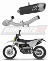 complete exhaust system with muffler DOMINATOR Full System S6 BLACK fits the motorcycle Husqvarna 701 Enduro 2026
