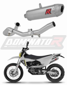 Husqvarna 701 Supermoto SM 2026 Komplett avgassystem Ljuddämpare S6 + dB killer
