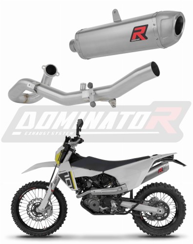 complete exhaust system with muffler DOMINATOR Full System S6 fits the motorcycle Husqvarna 701 Supermoto SM 2026
