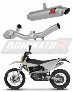 Husqvarna 701 Supermoto SM 2026 Komplett avgassystem Ljuddämpare GPF + dB killer
