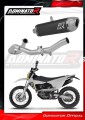 complete exhaust system with muffler DOMINATOR Full System S6 BLACK fits the motorcycle Husqvarna 701 Supermoto SM 2026  2