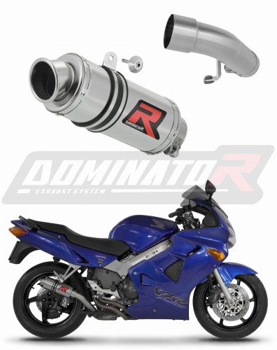 exhaust muffler DOMINATOR GP1 fits the motorcycle Honda VFR 800 Fi 1998   2001