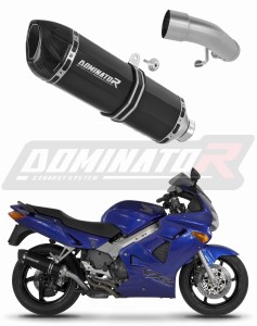 Honda VFR 800 Fi 1998 - 2001 Avgas Ljuddämpare HP1 SVART + dB killer