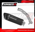 exhaust muffler DOMINATOR HP6 BLACK fits the motorcycle Honda VFR 800 Fi 1998   2001 3