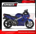 exhaust muffler DOMINATOR HP6 BLACK fits the motorcycle Honda VFR 800 Fi 1998   2001 5