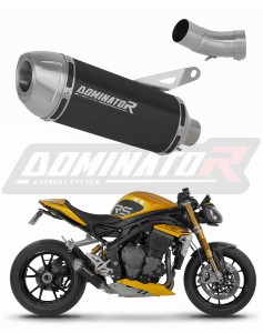 Triumph Speed Triple 1200 RS / RR 2021 - 2024 Avgas Ljuddämpare S3 BLACK + dB killer