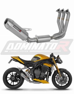 Triumph Speed Triple 1200 RS / RR 2021 - 2024 Komplett avgassystem Ljuddämpare S3 + dB killer
