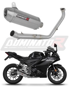 Yamaha YZF R125 2024 - 2026 (Euro 5+) Komplett avgassystem Ljuddämpare S3 + dB killer
