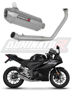 Yamaha YZF R125 2019 - 2020 Komplett avgassystem Ljuddämpare S3 + dB killer